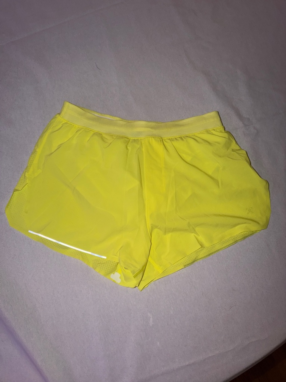 lululemon athletica Neon Yellow Women's Running Shorts